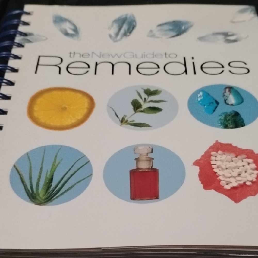 Blue and White Spiral Notebook